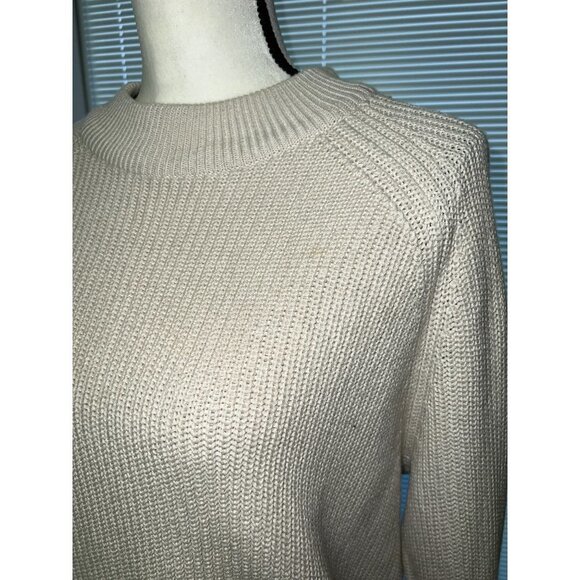 H & M Basics Beige Knit Sweater -- Large - Picture 5 of 12